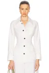 Bottega Veneta Woman Off-white Shirts In Dove