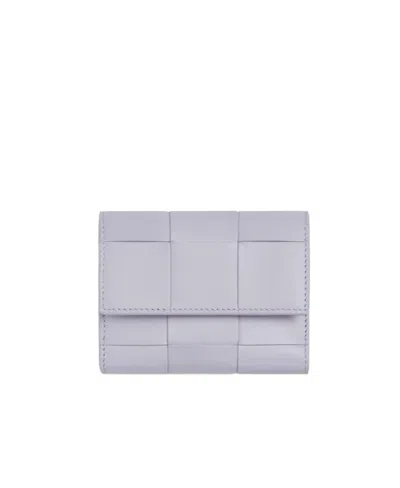 Bottega Veneta Button Your Wallet In Purple