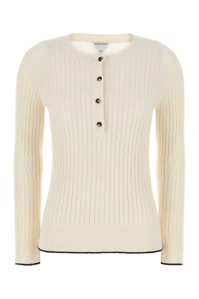 BOTTEGA VENETA BUTTONED RIBBED TOP
