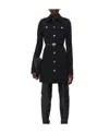 Bottega Veneta Buttoned Shirt Dress In Black