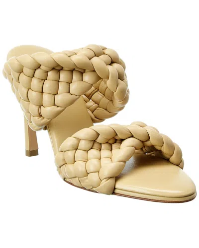 Bottega Veneta Bv Curve Leather Sandal In Brown