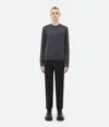 Bottega Veneta Wool Jumper In Grey