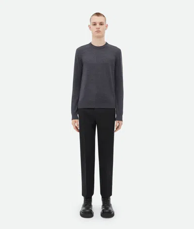 Bottega Veneta Wool Jumper In Grey