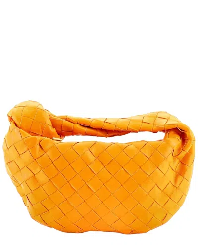 Bottega Veneta Bv Jodie Hobo Intrecciato Nappa Mini (authentic Pre-loved) In Yellow