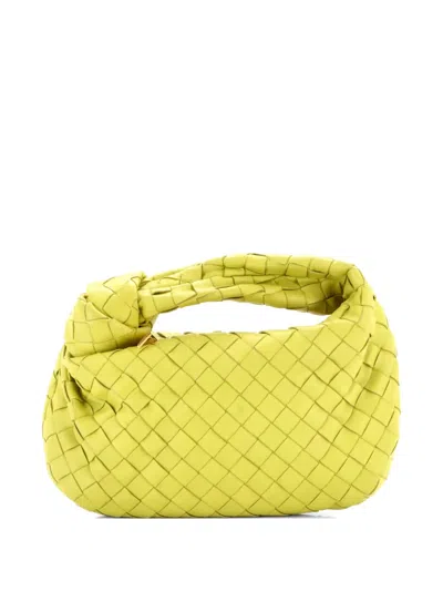 Pre-owned Bottega Veneta Bv Jodie Intrecciato Nappa Mini Hobo Bag In Green