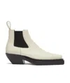 Bottega Veneta Bv Lean And Ankle Boots In White