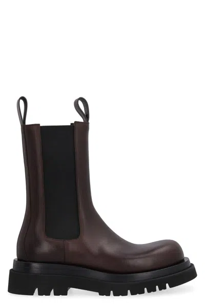 Bottega Veneta Bv Lug Boots In Brown