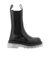 Bottega Veneta Bv Tire Boots In Black