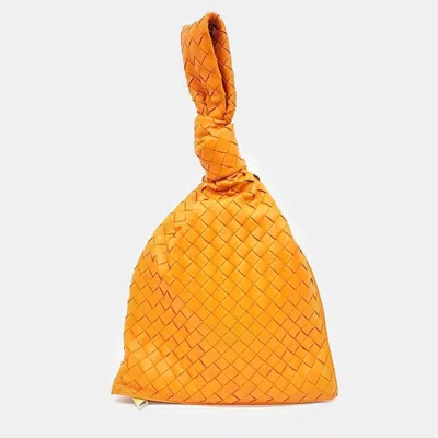 Pre-owned Bottega Veneta Bv Twist Handbag In Orange