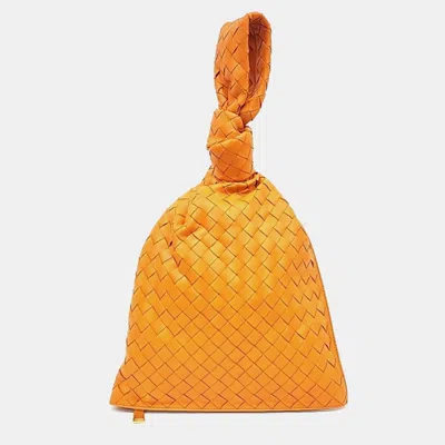 Pre-owned Bottega Veneta Bv Twist Handbag In Orange