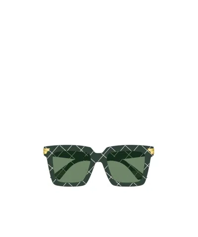 Bottega Veneta Bv1005s Square-frame Sunglasses In Gray