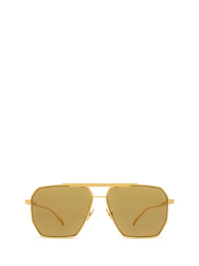 Bottega Veneta Bv1012s Gold Sunglasses