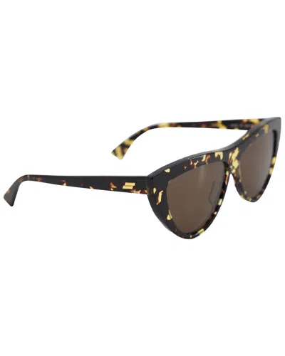 BOTTEGA VENETA BOTTEGA VENETA BV1018S TORTOISE SHELL CAT-EYE SUNGLASSES (AUTHENTIC PRE-LOVED)