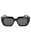 Bottega Veneta Classic Square-shaped Sunglasses In 001 Black Black Grey