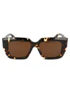 Bottega Veneta Acetate Havana Sunglasses In Brown