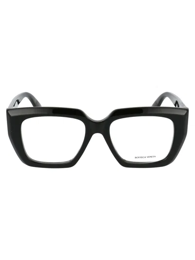 Bottega Veneta Black Acetate Optical Glasses