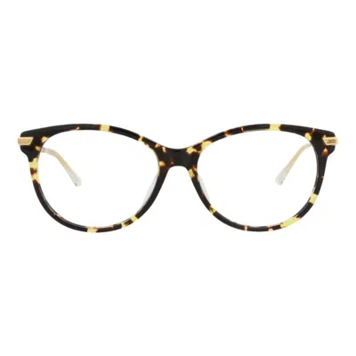 Bottega Veneta Bv1039o002 Tortoiseshell Acetate Eyeglasses In Brown