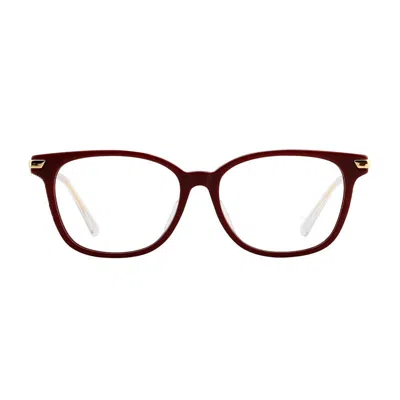 Bottega Veneta Bv1074oa004 Square Full Rim Eyeglasses In Brown