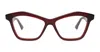 Bottega Veneta Bv1096o - Burgundy Rx Glasses In Burgundy