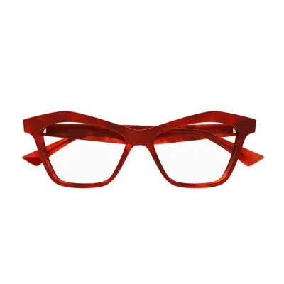 Bottega Veneta Bv1096o Line Minimalist 005 Glasses In Brown