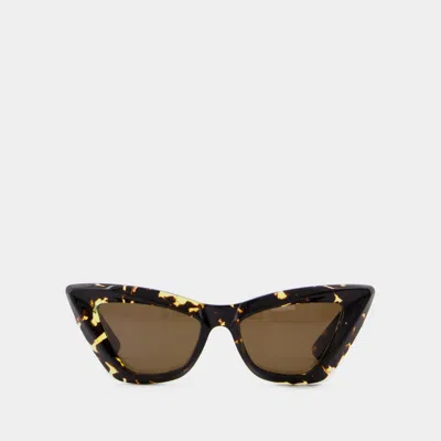 Bottega Veneta Bv1101s Sunglasses -  - Acetate - Havana In Brown