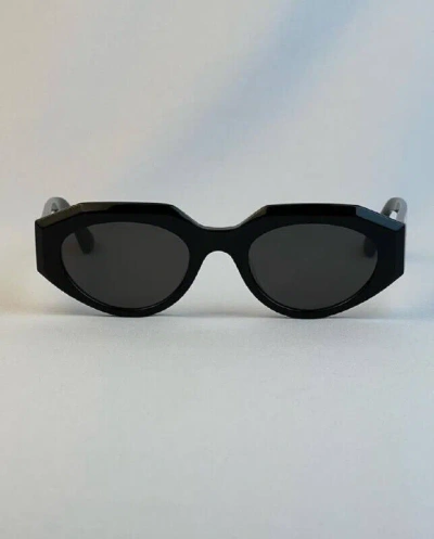 Pre-owned Bottega Veneta Bv1101s Women's Sunglasses - Black In Gray