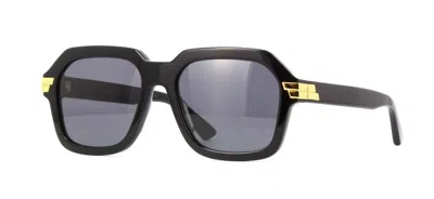 Pre-owned Bottega Veneta Bv1123s Black/grey (001) Sunglasses In Gray