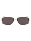 Bottega Veneta Bv1126s In 002 Gold Gold Grey