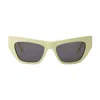 Bottega Veneta Logo Sunglasses In Multicolor