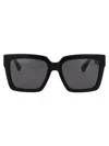 Bottega Veneta Classic Square-shaped Sunglasses In 001 Black Black Grey