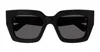 Bottega Veneta Bv1276s Tri-fold-line New Classic Sunglasses In Black