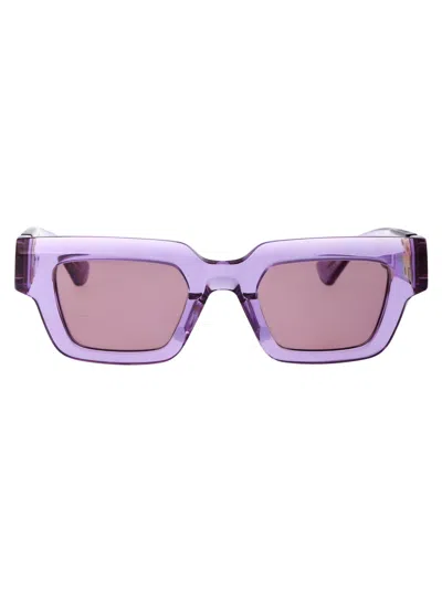 Bottega Veneta Bv1230s Sunglasses In 003 Violet Violet Violet