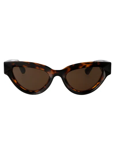 Bottega Veneta Womens Brown 6j000413 Bv1249s Cat Eye-frame Injected Sunglasses In Havana Havana Brown