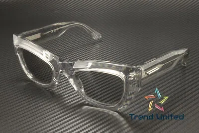 Pre-owned Bottega Veneta Bv1251s 003 Cat Eye Recycled Acetate Grey 52mm Women's Sunglasses In Gray