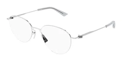 Bottega Veneta Bv1269o Men's Glasses, Silver, Size 50
