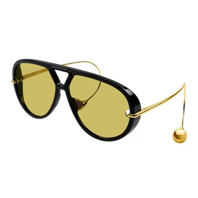 Bottega Veneta Bv1273s 003 Sunglasses In Black
