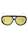 Bottega Veneta Bv1273s Sunglasses In Yellow