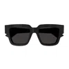 Bottega Veneta Logo-plaque Square-frame Sunglasses