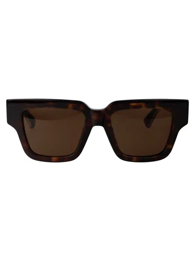 Bottega Veneta Bv1276s Sunglasses In 002 Havana Crystal Brown