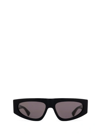 Bottega Veneta Bv1277s Black Sunglasses In 001 Black Crystal Grey