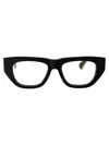 Bottega Veneta Black Crystal Transparent Acetate Glasses