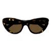 Bottega Veneta Bv1282s002 Havana Havana Brown In 002 Havana Havana Brown
