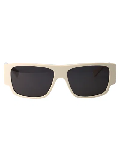 Bottega Veneta Sunglasses In 004 White White Grey
