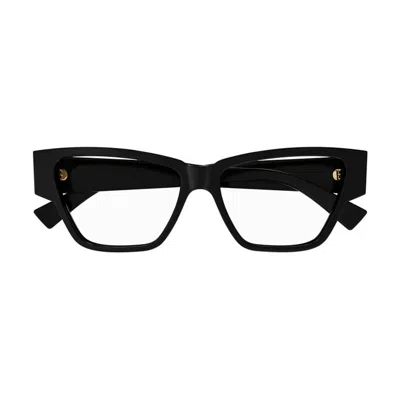 Bottega Veneta Bv1288o001 Cat-eye Full Rim Eyeglasses In White