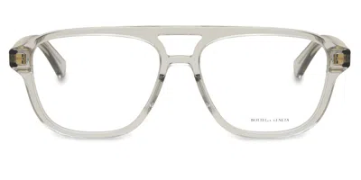 Bottega Veneta Bv1294o Men's Glasses, Clear, Size 56 In Pink