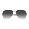 Bottega Veneta Bv1305s Linea Unapologetic 008 Silver Grey Sunglasses In Gray