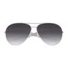 Bottega Veneta Bv1305s Linea Unapologetic 008 Silver Grey Sunglasses In Gray