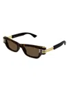 Bottega Veneta Bv1308s Sunglasses In Havana
