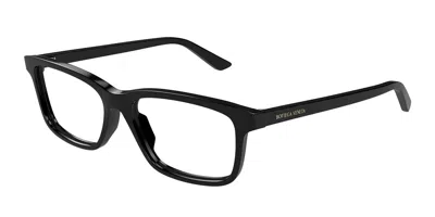 Bottega Veneta Bv1314o Men's Glasses, , Size 55 In Black