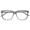 Bottega Veneta Bv1315o-004 Grey-grey-transparent In Multi
